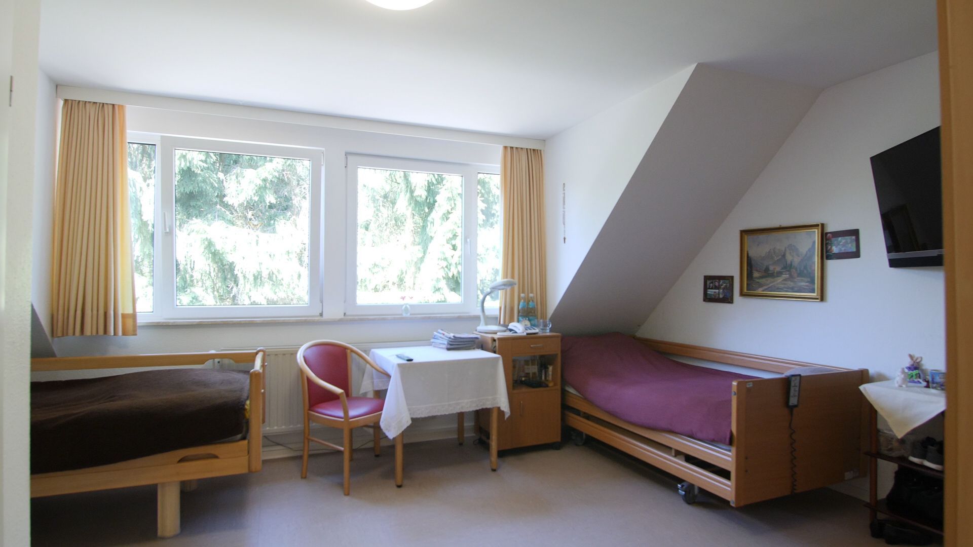 Zweibettzimmer 2 Landhaus Ruhetal