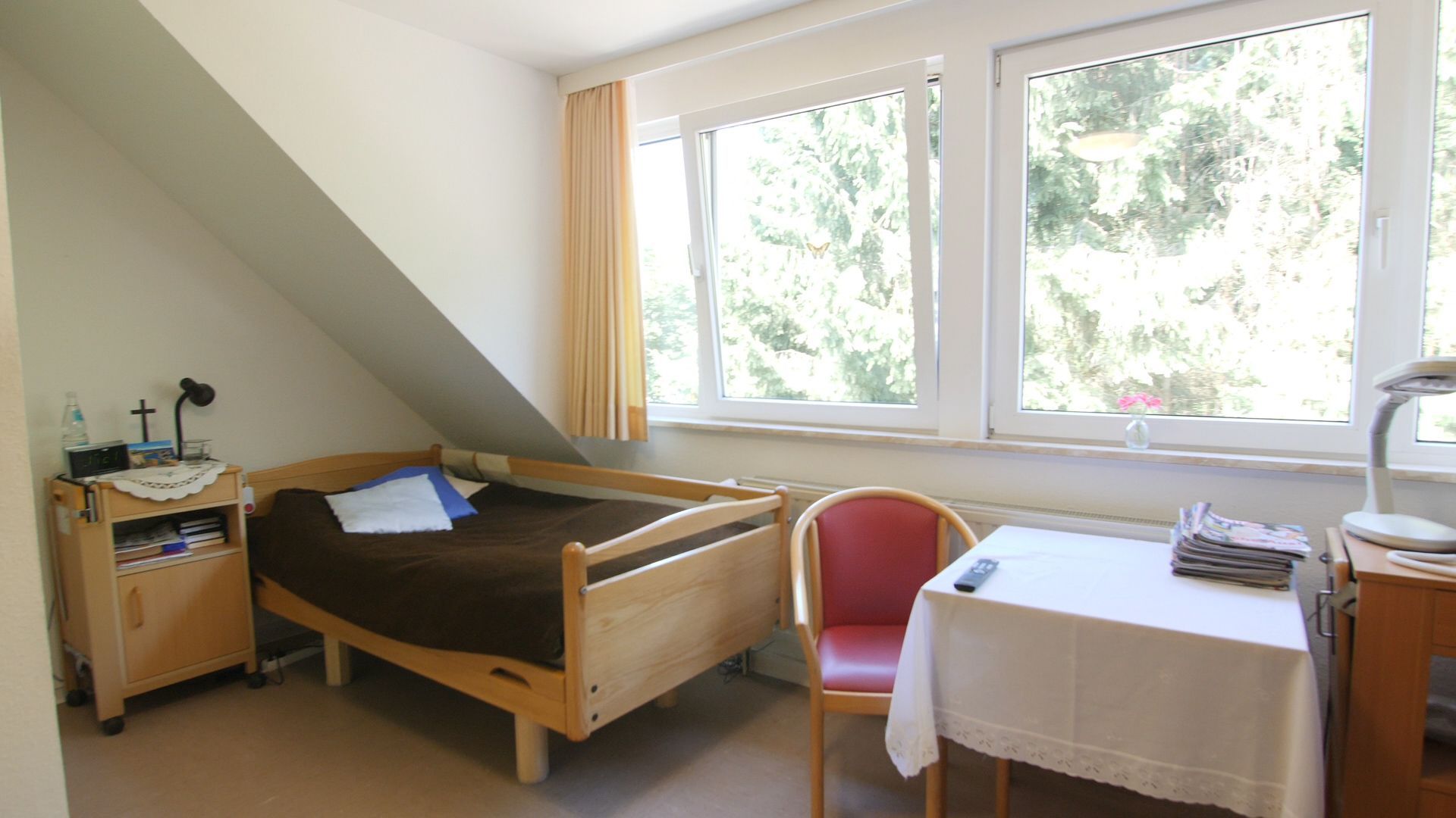 Zweibettzimmer 1 Landhaus Ruhetal 